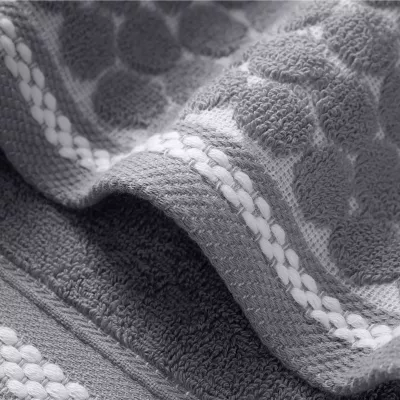 Набор полотенец Verossa "Dots tactille" Графит/Белый, 50х90 и 70х140