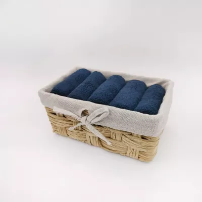 Комплект полотенец Sofi de marko “Дэйзи” (тем. синий), 30x50 (5 шт)