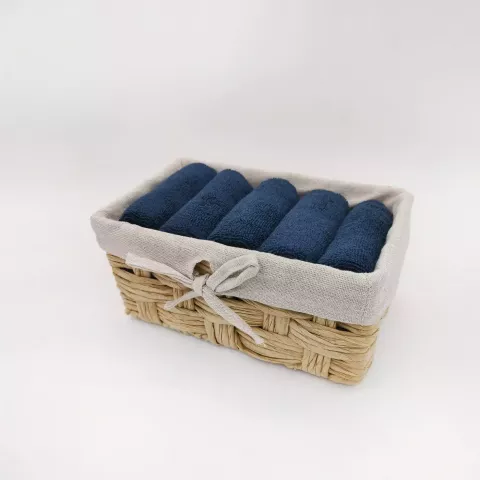 Комплект полотенец Sofi de marko “Дэйзи” (тем. синий), 30x50 (5 шт)