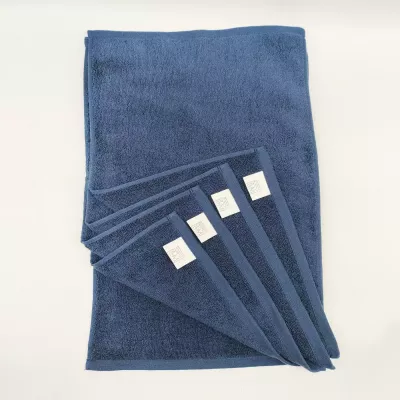 Комплект полотенец Sofi de marko “Дэйзи” (тем. синий), 30x50 (5 шт)