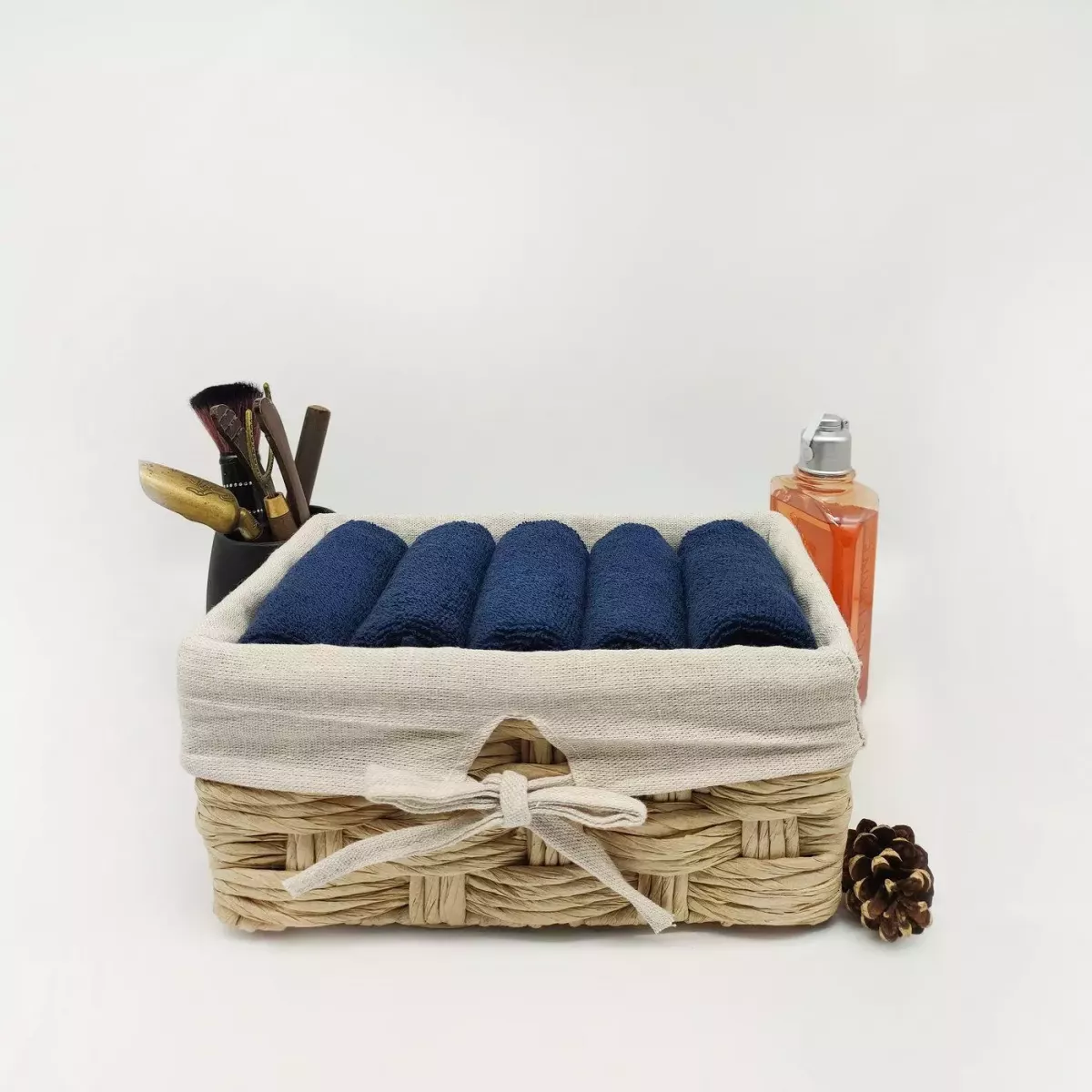 Комплект полотенец Sofi de marko “Дэйзи” (тем. синий), 30x50 (5 шт)