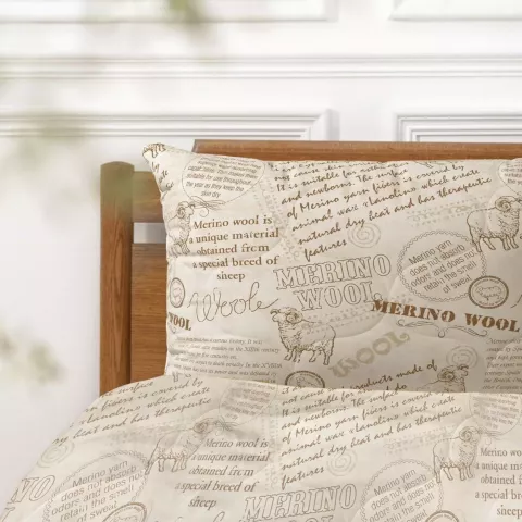 Одеяло евро “Волшебная ночь” (меринос), 200х220