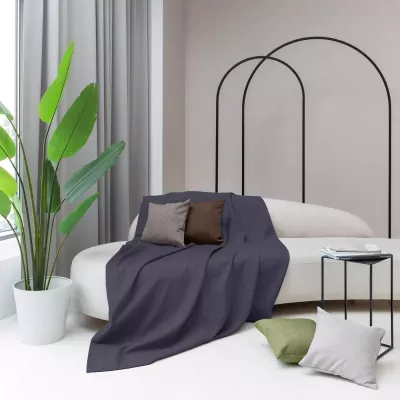 Покрывало Волшебная ночь "Рогожка" (индиго), 200х220