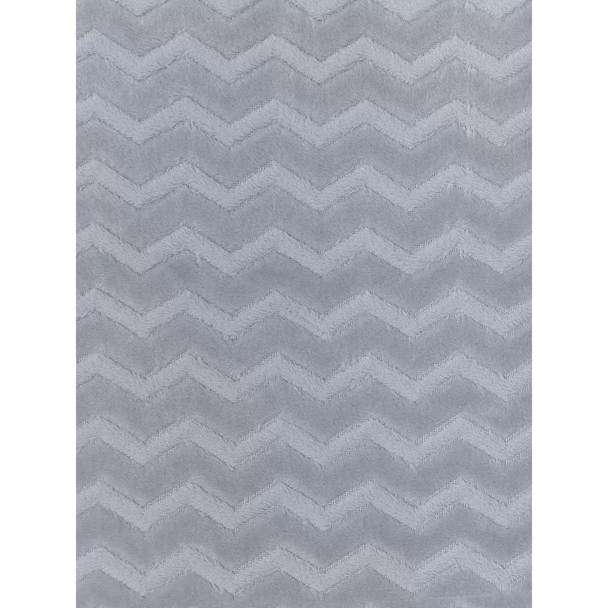 Плед TexRepublic "Зигзаг" серый, 200x220