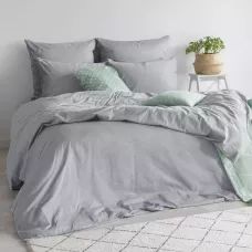 Комплект постельного белья Verossa "Melange" (silver), семейный