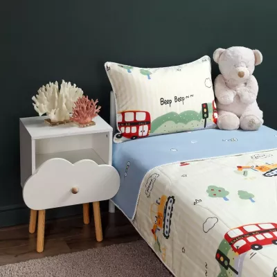 Комплект с одеялом детский Sofi De Marko "Машинки", 1.5 спальный