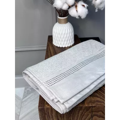 Махровое полотенце Comfort Life “Рольф” (серый), 70×140