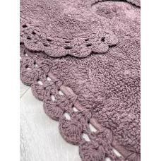 Набор ковриков для ванной Sofi de Marko “Olivia” (темно фиолет), 60х100 и 50х50