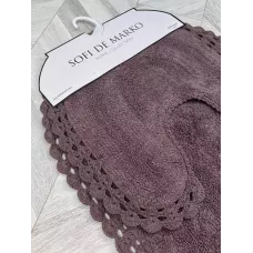 Набор ковриков для ванной Sofi de Marko “Olivia” (темно фиолет), 60х100 и 50х50