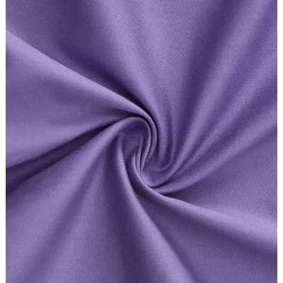 Комплект постельного белья Karteks "Сатин однотонный с кантом" (сиреневый) HK-05, евро