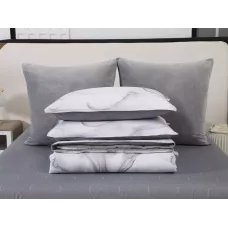 Комплект с одеялами Sofi De Marko “Роберто” №14 (сатин-велюр), семейный