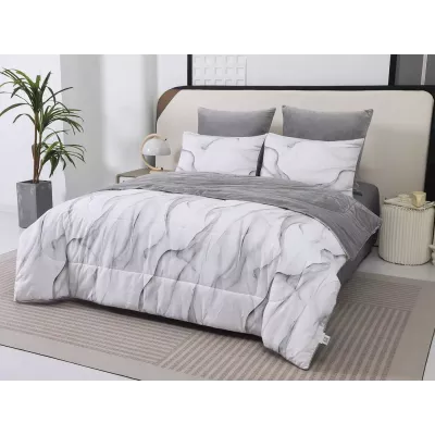 Комплект с одеялами Sofi De Marko “Роберто” №14 (сатин-велюр), семейный