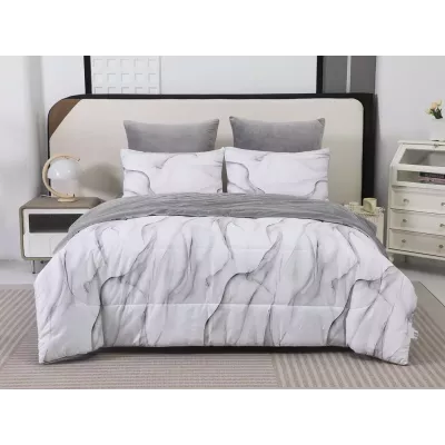 Комплект с одеялами Sofi De Marko “Роберто” №14 (сатин-велюр), семейный