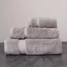 Махровое полотенце для лица Sofi De Marko “Damaris” (светло-серое), 50x90
