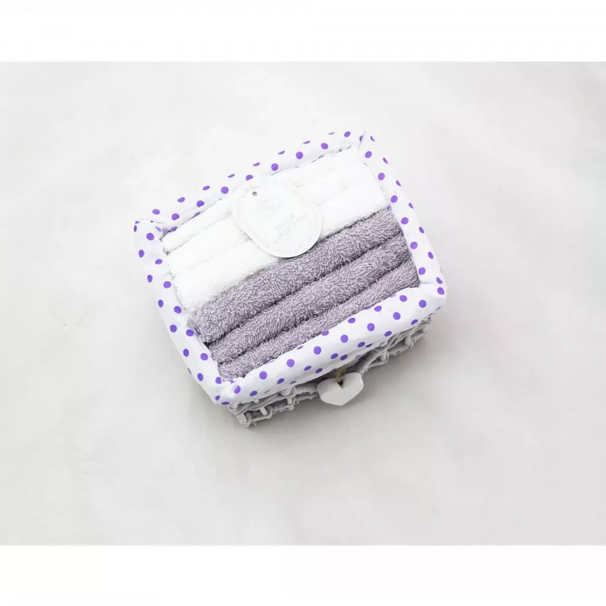 Комплект полотенец Sofi de marko “Тринни” (фиоле), 30х30 см (6 шт.)