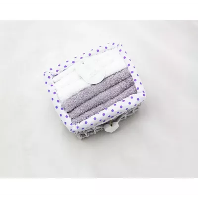 Комплект полотенец Sofi de marko “Тринни” (фиоле), 30х30 см (6 шт.)