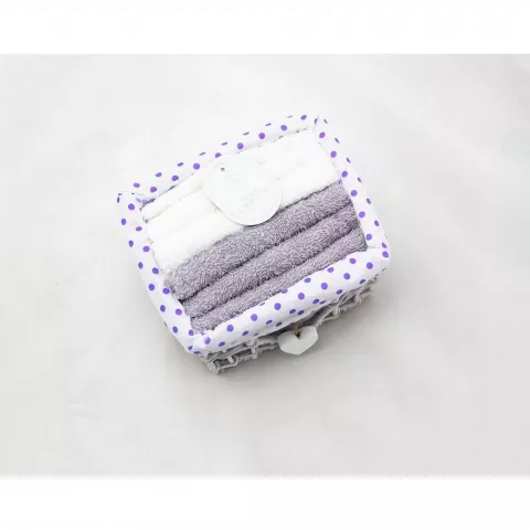 Комплект полотенец Sofi de marko “Тринни” (фиоле), 30х30 см (6 шт.)