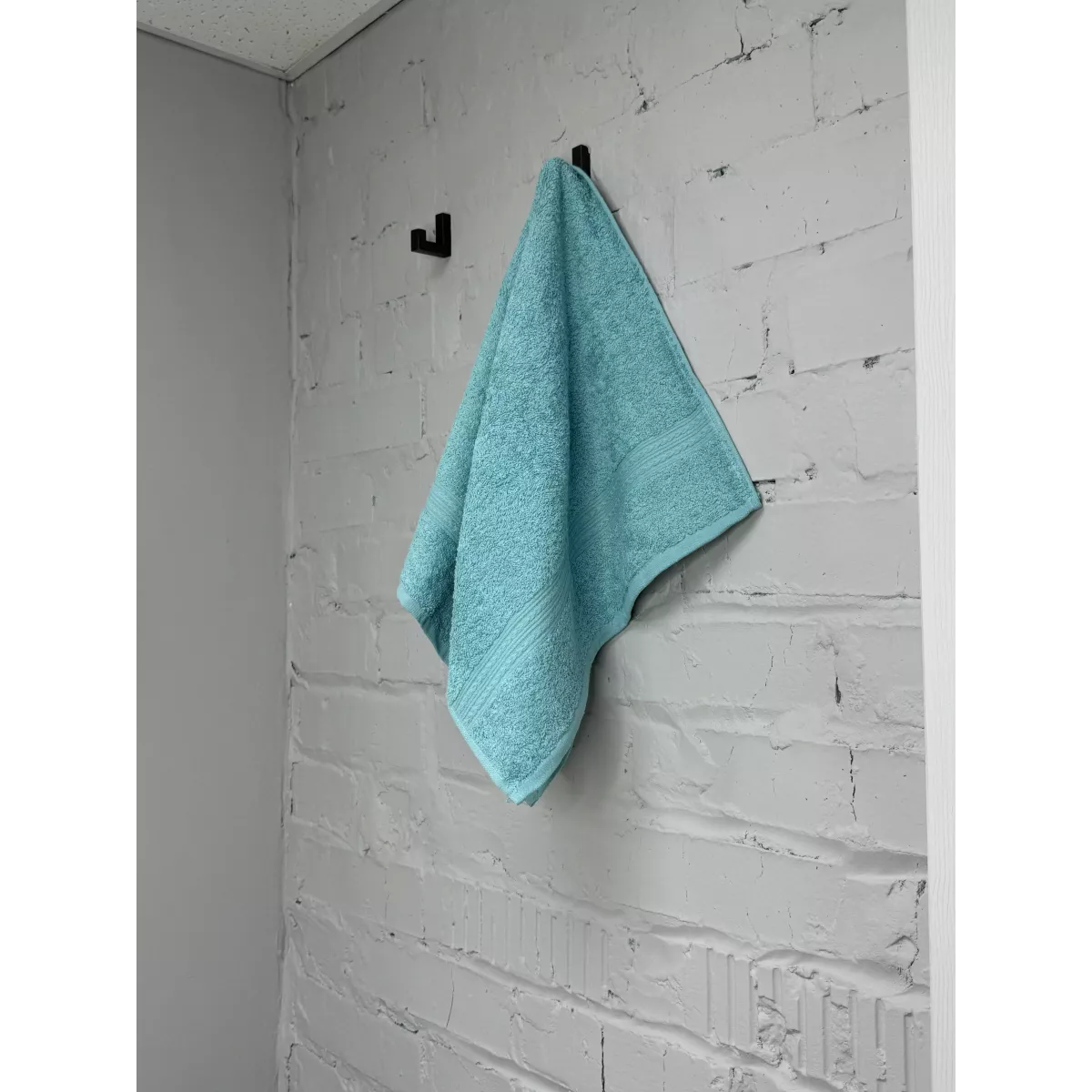 Махровое полотенце Туркмения (лазурный), 40х70