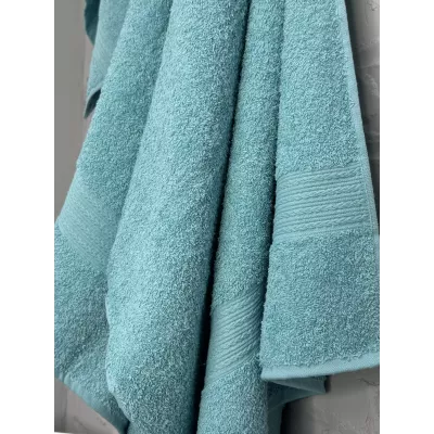 Махровое полотенце Туркмения (лазурный), 40х70