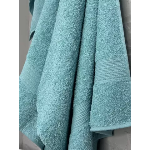 Махровое полотенце Туркмения (лазурный), 40х70