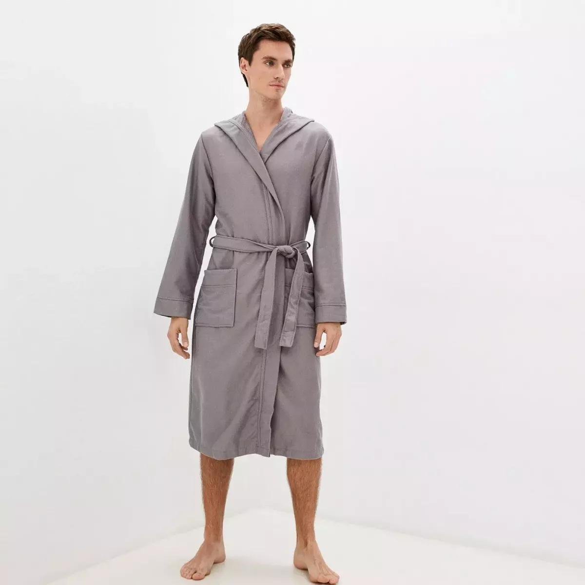 Халат махровый мужской Sofi de Marko “Марвин” (серый)