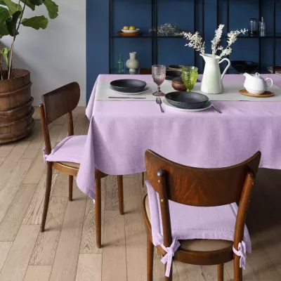 Скатерть Волшебная ночь “Рогожка” (сирень), 165x200