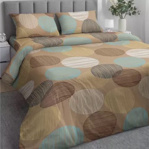 Комплект постельного белья Самойловский текстиль “Капучино”, двуспальный
