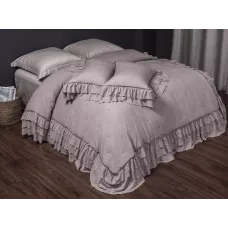 Комплект с одеялом KAZANOV.A Blamange (капучино), евро