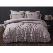 Комплект с одеялом KAZANOV.A Blamange (капучино), евро