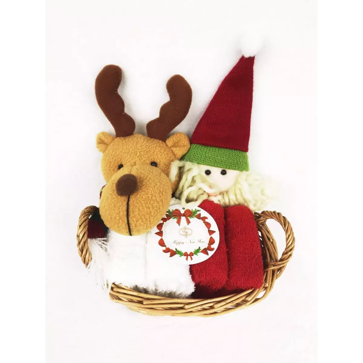 Набор полотенец "Merry Christmas" №2, 30x30 (4 шт)