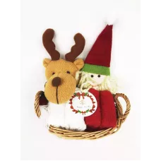 Набор полотенец "Merry Christmas" №2, 30x30 (4 шт)