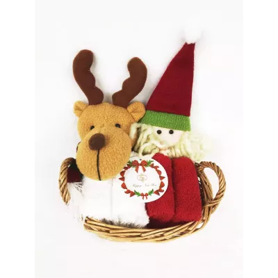 Набор полотенец "Merry Christmas" №2, 30x30 (4 шт)