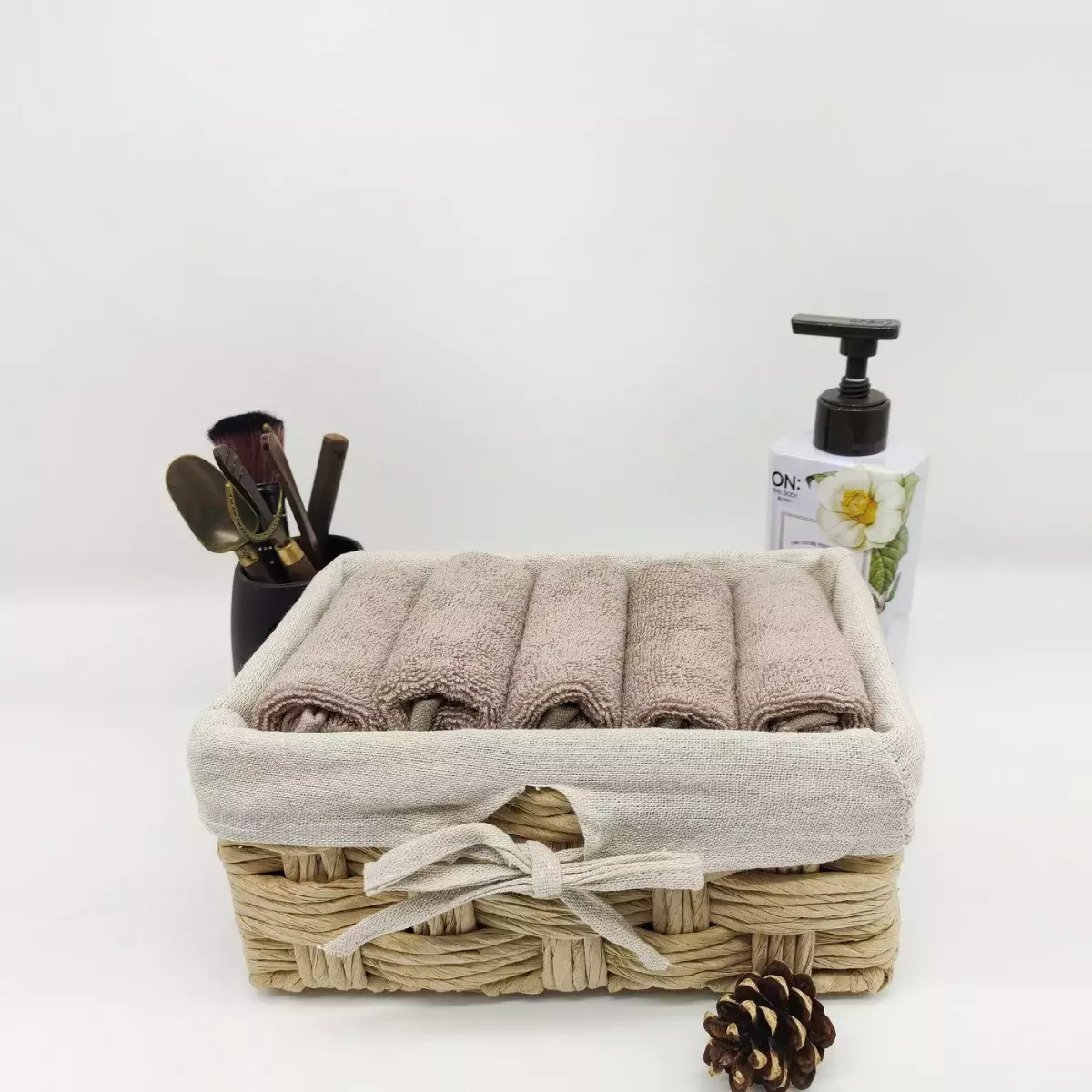 Комплект полотенец Sofi de marko “Дэйзи” (св. беж), 30x50 (5 шт)