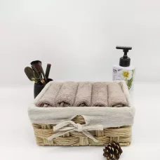 Комплект полотенец Sofi de marko “Дэйзи” (св. беж), 30x50 (5 шт)