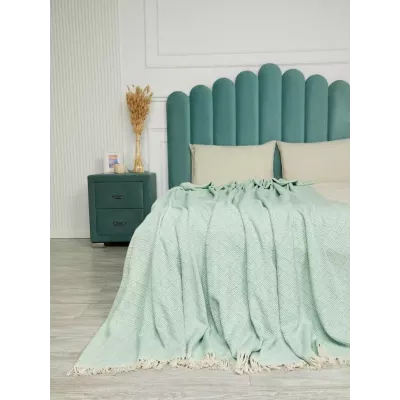 Покрывало-плед Karteks "EVIUM-005" B Yesil, 200х240