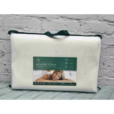 Подушка ортопедическая ИвШвейСтандарт "Memory foam", 60х40х12