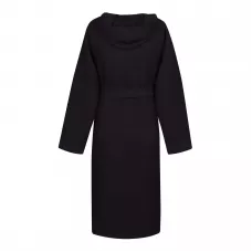 Халат вафельный с капюшоном Sofi de Marko “Гамлет” (черный)