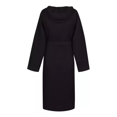 Халат вафельный с капюшоном Sofi de Marko “Гамлет” (черный)