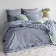 Комплект постельного белья “Verossa” Melange (Indigo), двуспальный