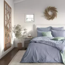 Комплект постельного белья “Verossa” Melange (Indigo), двуспальный