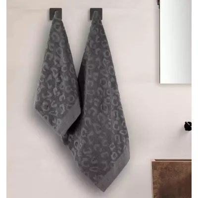 Махровое полотенце Sofi De Marko “Tiger” (антрацит), 30x50