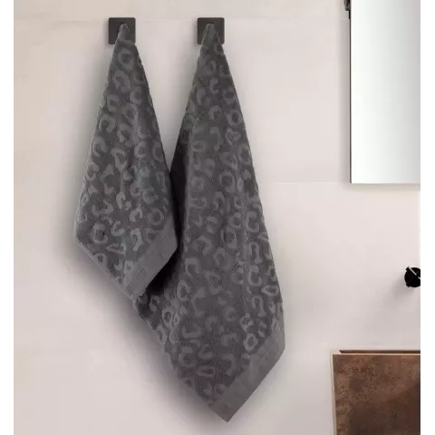 Махровое полотенце Sofi De Marko “Tiger” (антрацит), 30x50