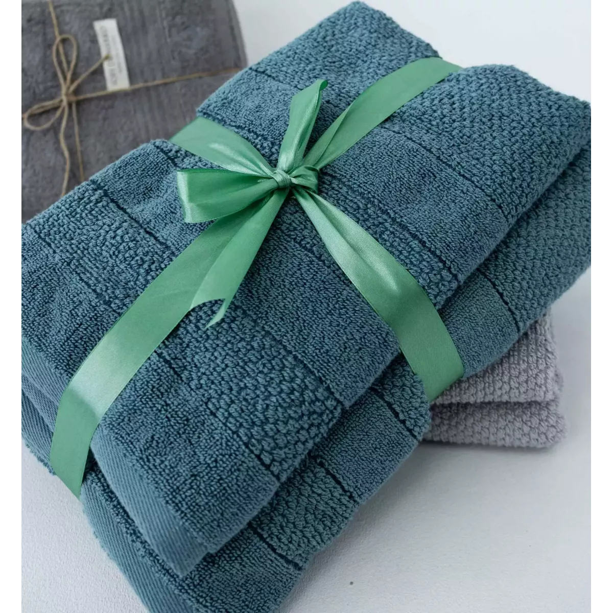 Махровое лицевое полотенце Verossa “Milano” (темно-лазурный), 50х90