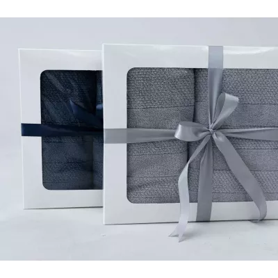 Махровое лицевое полотенце Verossa “Milano” (темно-лазурный), 50х90