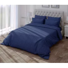 Комплект постельного белья Verossa stripe-sateen “Indigo”(синий), евро