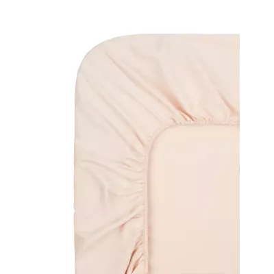 Простыня однотонная на резинке Sofi De Marko "Мармис" (персик), 180х200х30