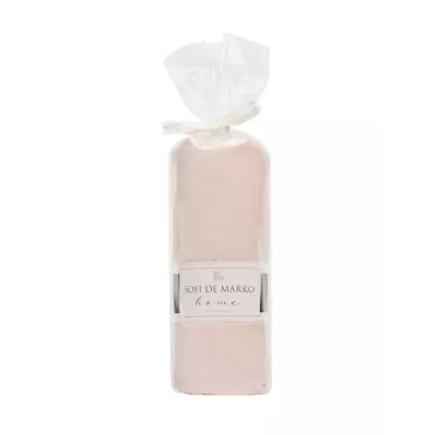 Простыня однотонная на резинке Sofi De Marko "Мармис" (персик), 180х200х30