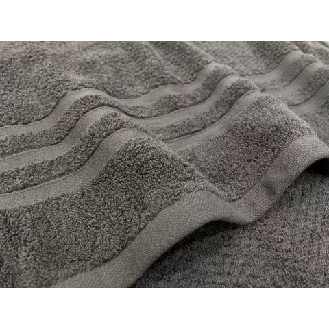 Махровое полотенце Sofi De Marko “Norman” (антрацит), 50x90
