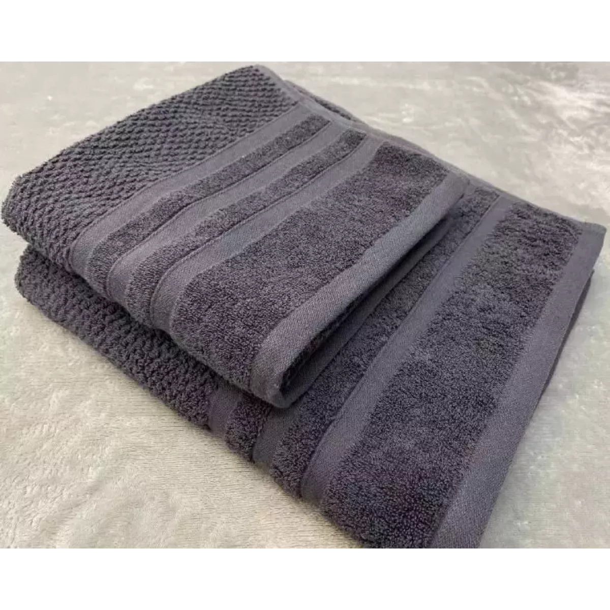 Махровое полотенце Sofi De Marko “Norman” (антрацит), 50x90