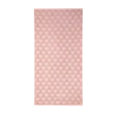 Махровое полотенце Sofi De Marko “Love” (розовое), 70х140